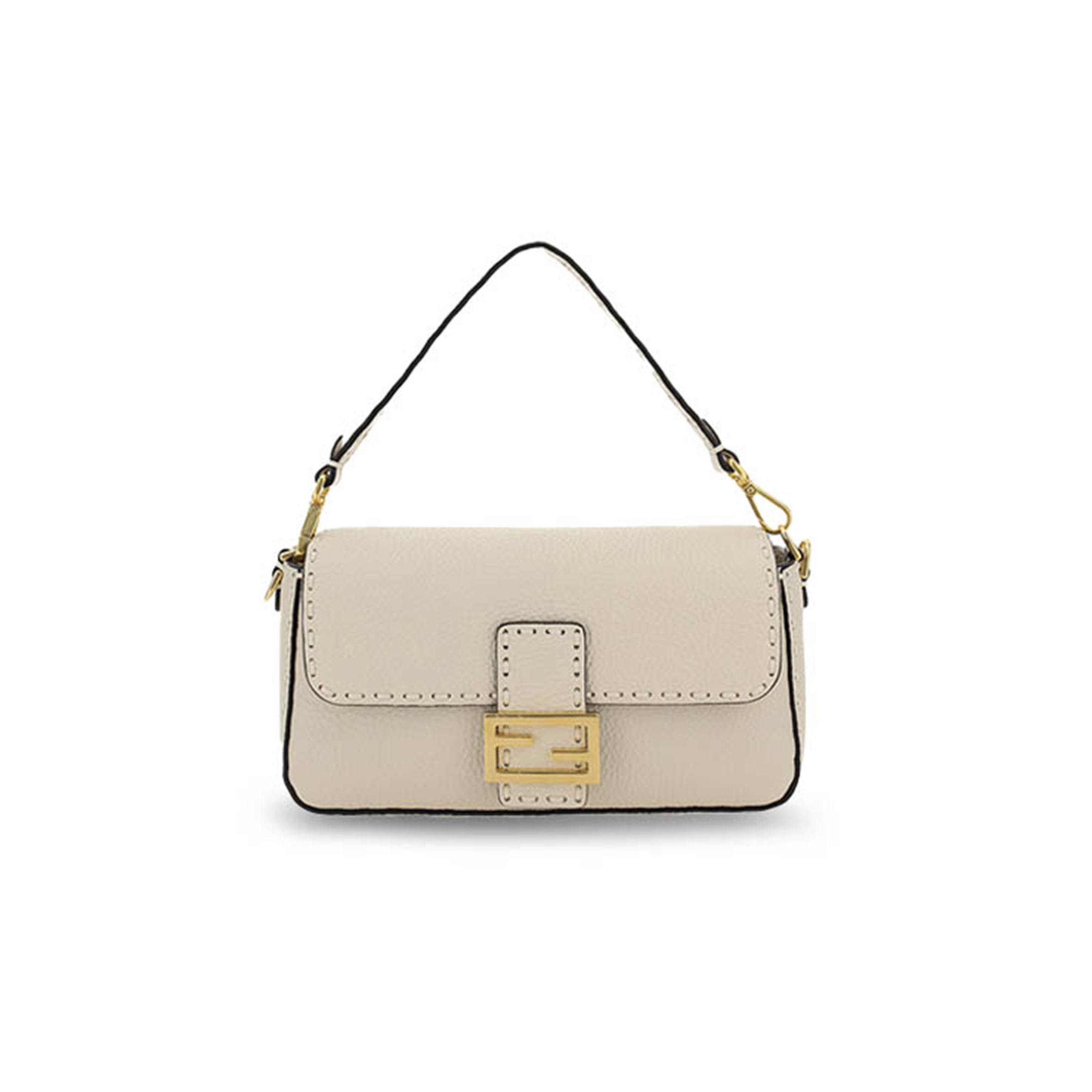 FENDI BAGUETTE MONOGRAMMED SHOULDER BAG (28*15*6.5cm) 